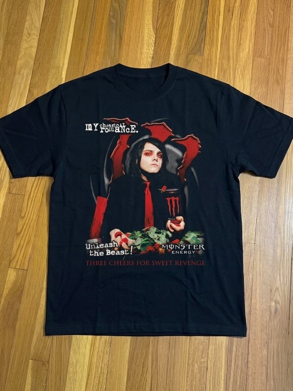 Gerard Way My Chemical Romance Monster Energy Reserve Watermelon T-Shirt L